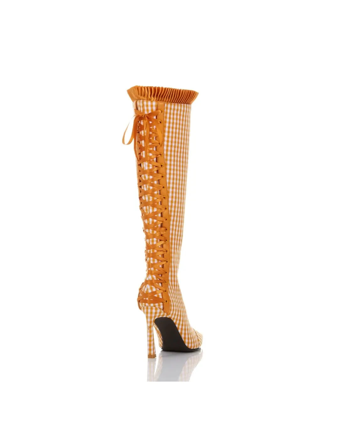 YELLO / TOKYO BLACK PLATFORM LONG BOOTS