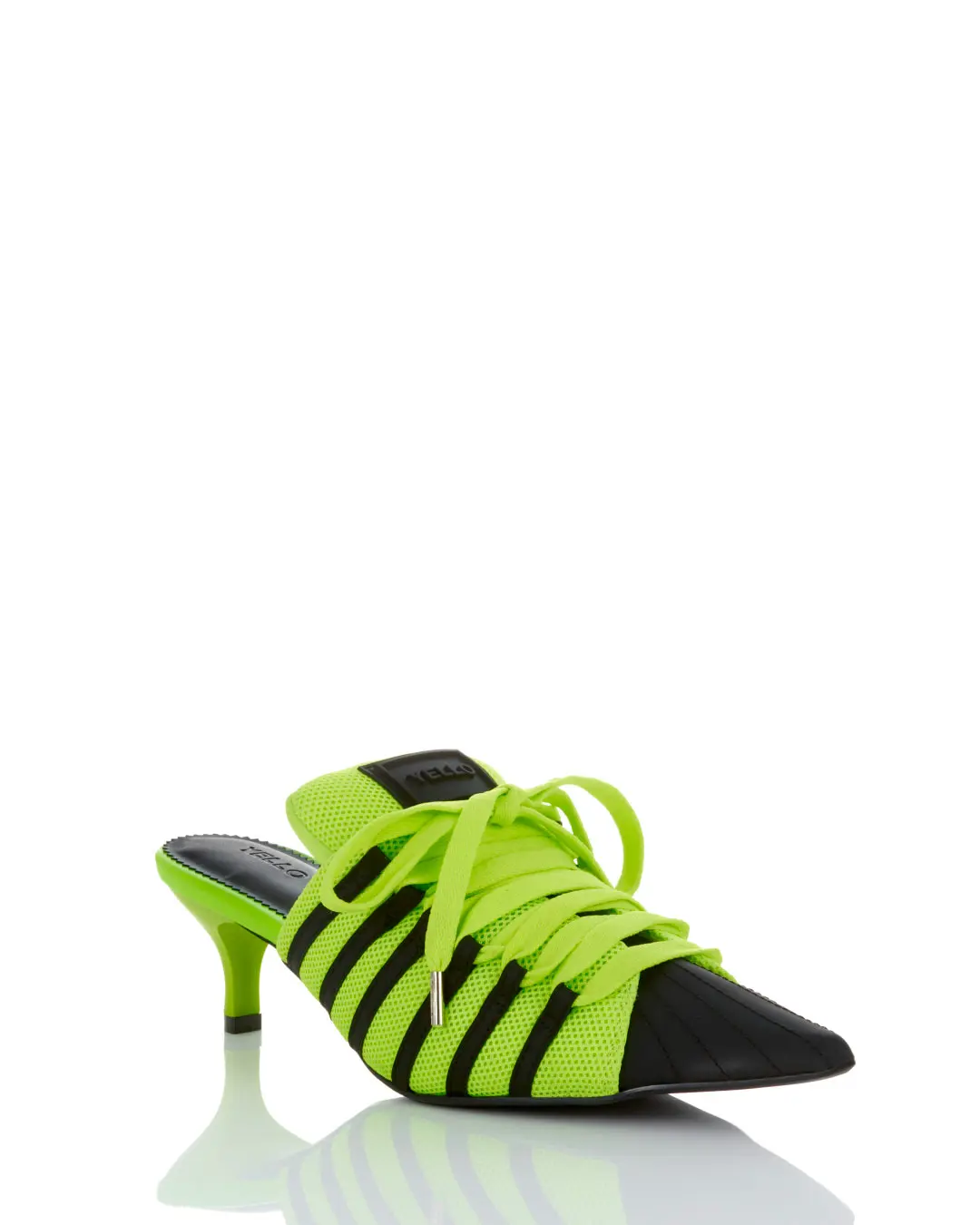 YELLO / MONO LOW HEEL SNEAKER MULES