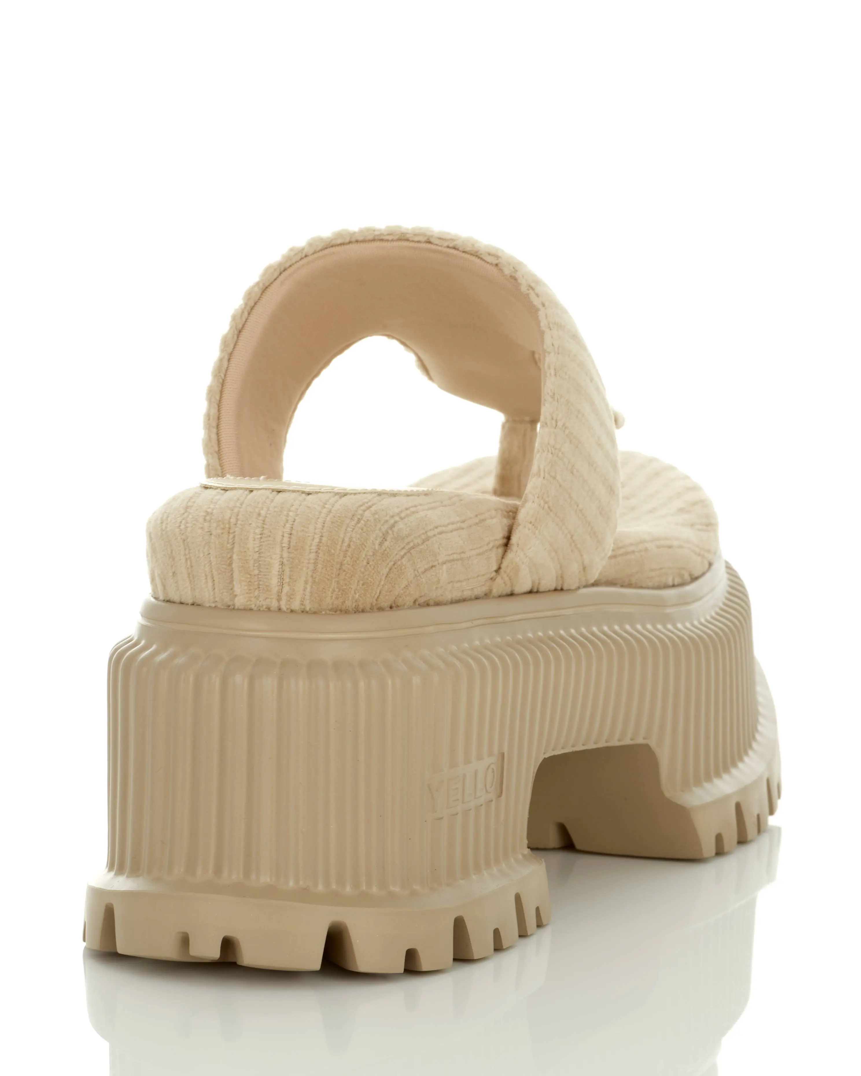 YELLO / NEST PLATFORM TONGS SANDALS YELLO / NEST PLATFORM TONGS SANDALS