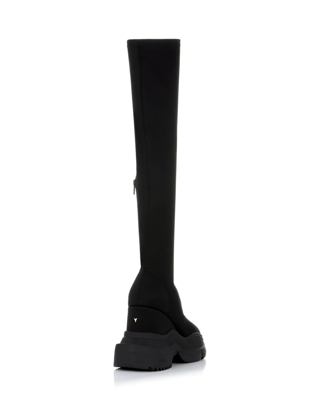 YELLO / TOKYO BLACK DOUBLE SNEAKER LONG BOOTS