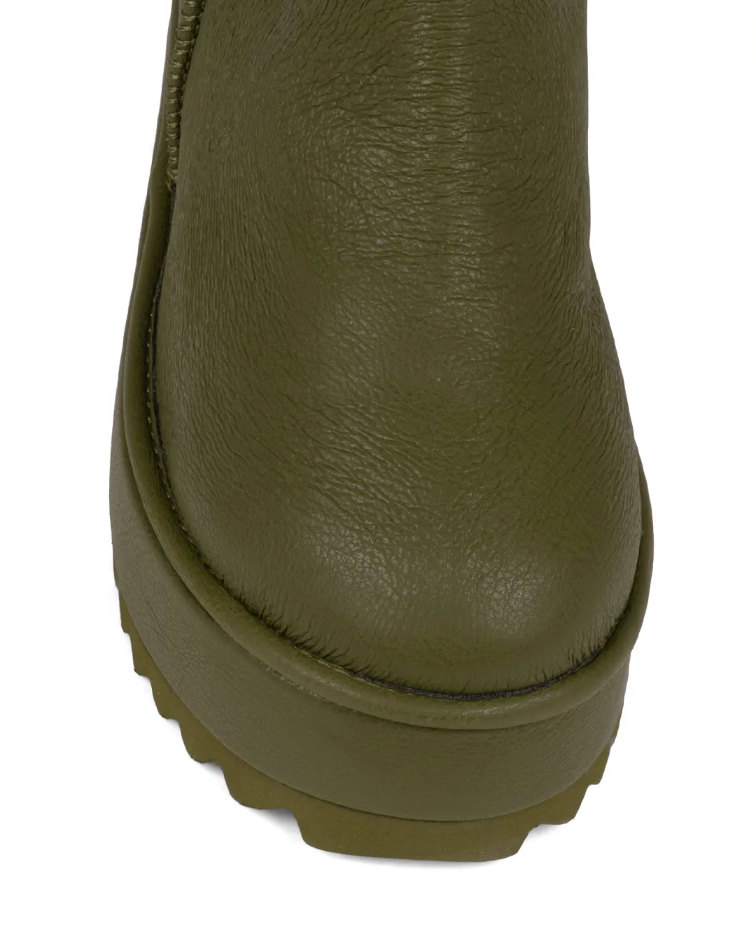 YELLO / EUCALYPTUS LOOSE FIT LONG BOOTS