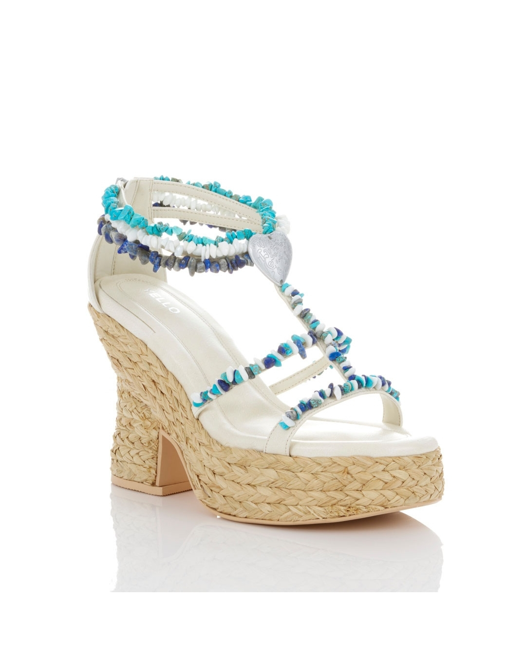 YELLO / NASSAU PLATFORM SANDALS