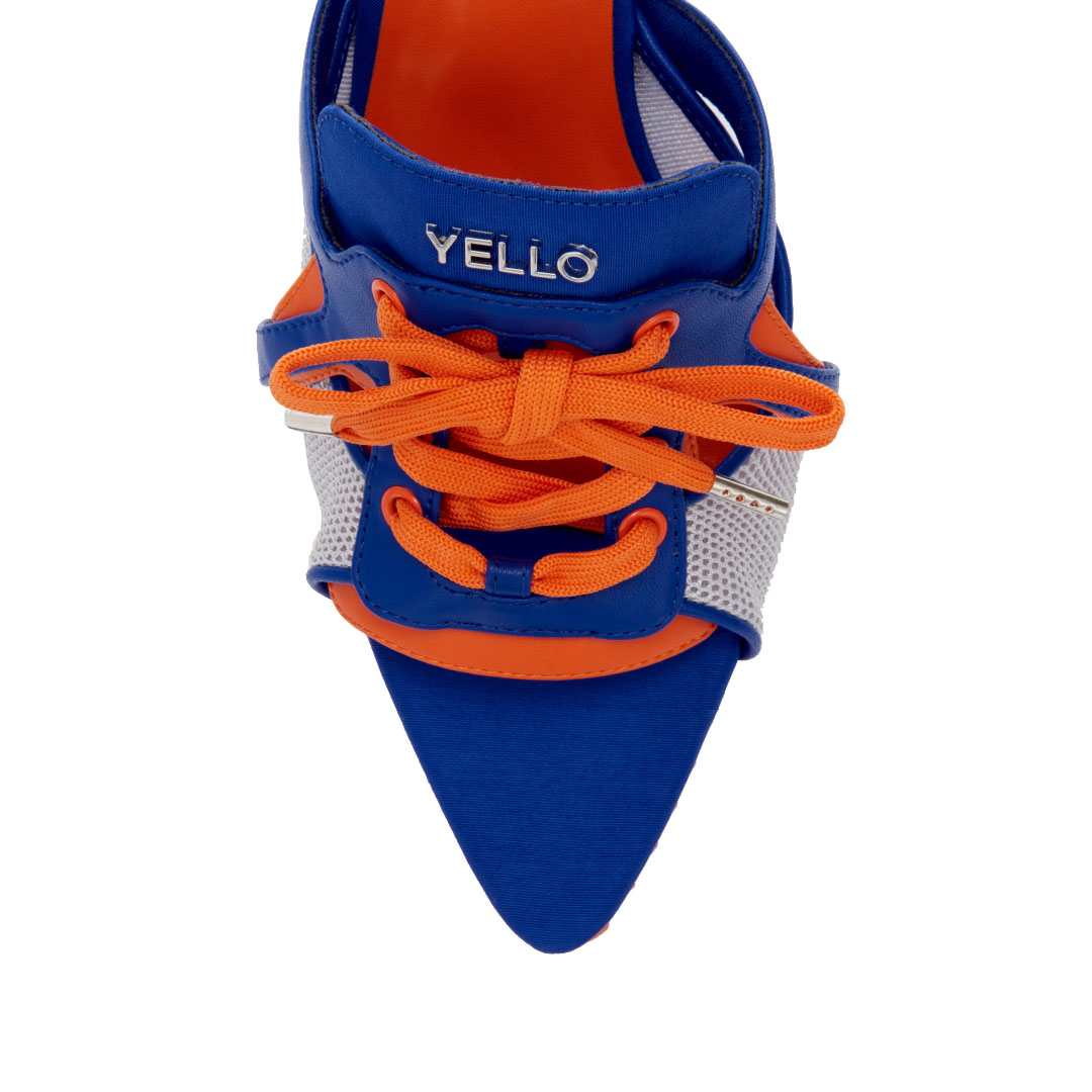 YELLO / KIT DEFORMED WEDGE SANDALS