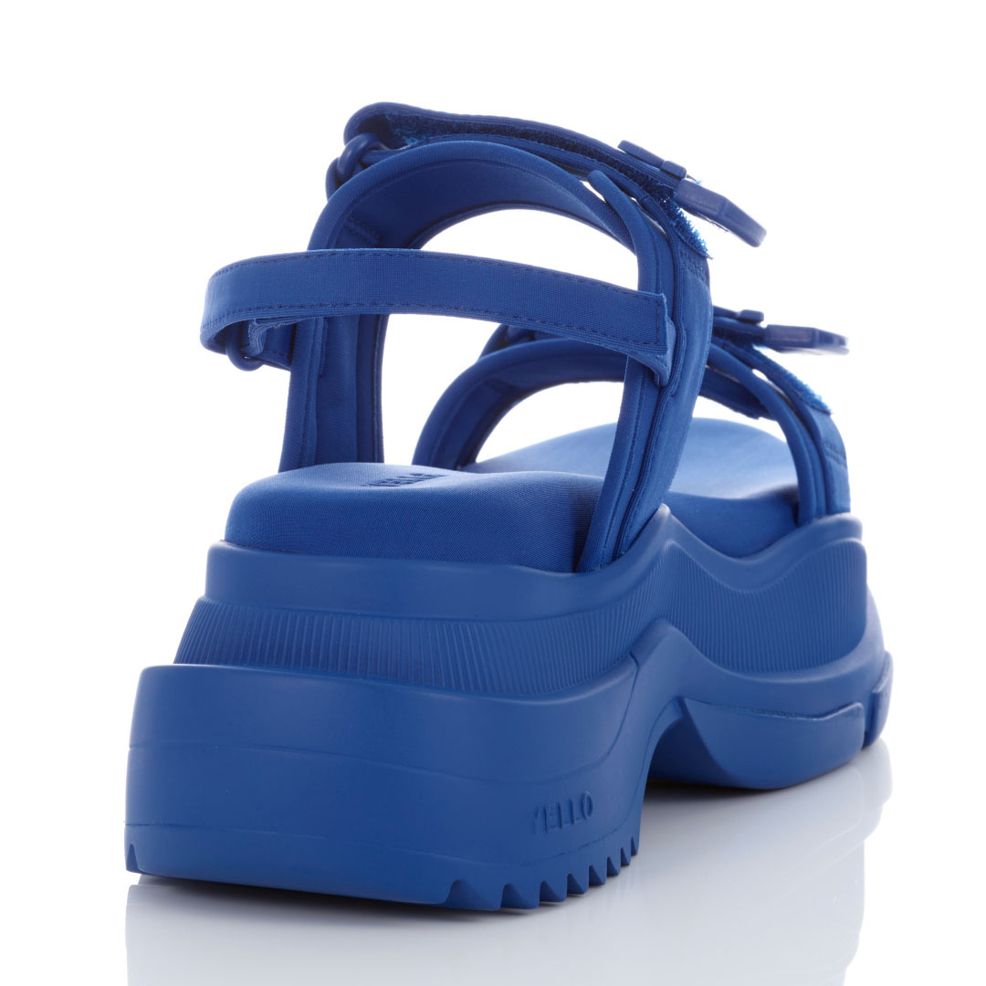 YELLO / TECHNO BLUE SINGLE SNEAKER SANDALS