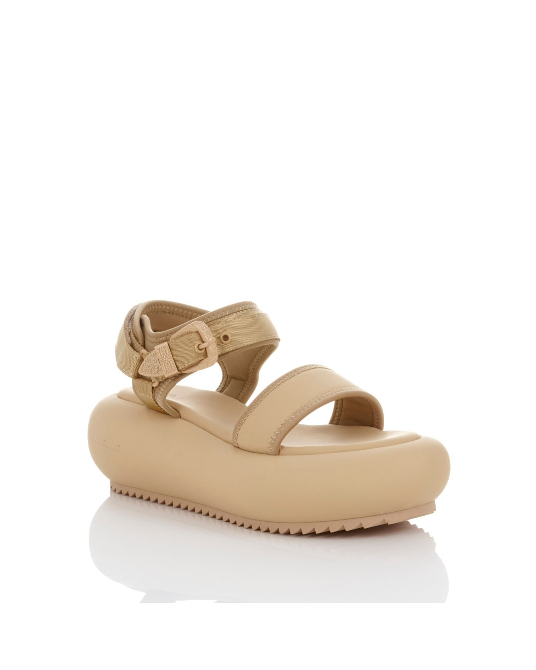 YELLO CLOVER PLATFORM SANDALS