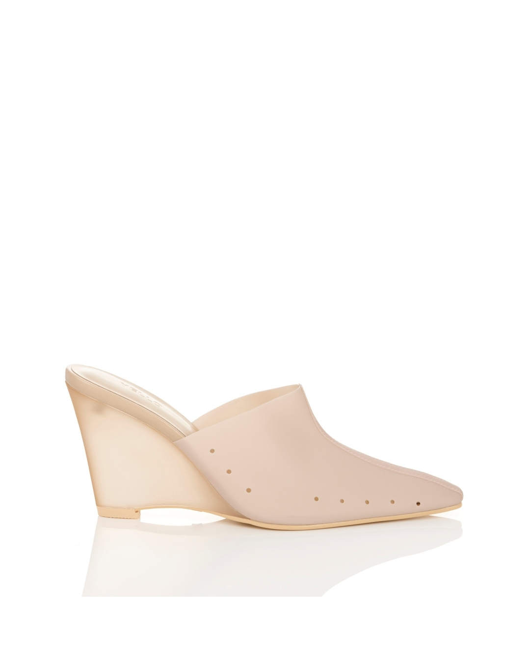 YELLO / SLEEK WEDGE MULES