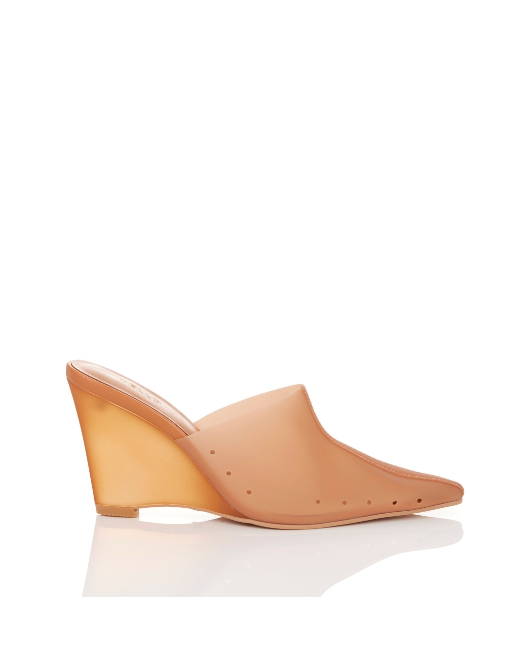 YELLO / TOFFEE WEDGE MULES