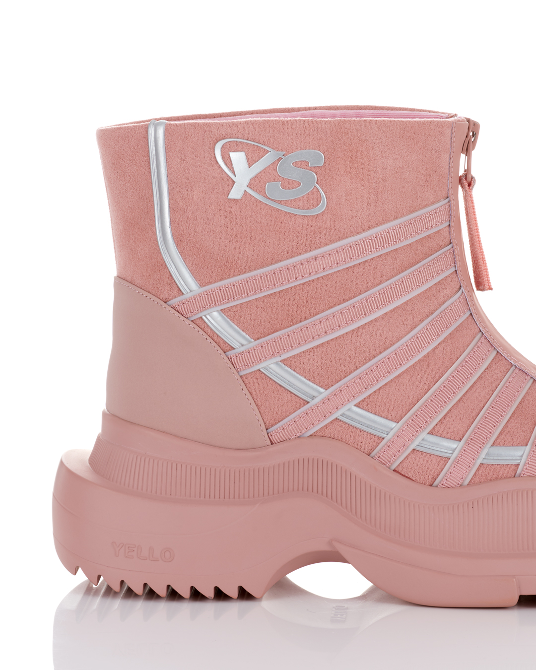 YELLO / BUBBLE GUM SNEAKER SHORT BOOTS
