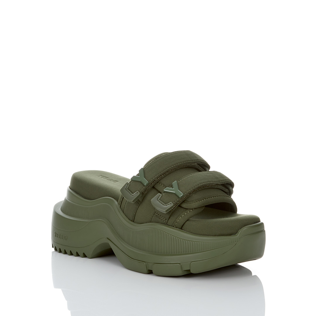 YELLO / DESERT SINGLE SNEAKER SANDALS