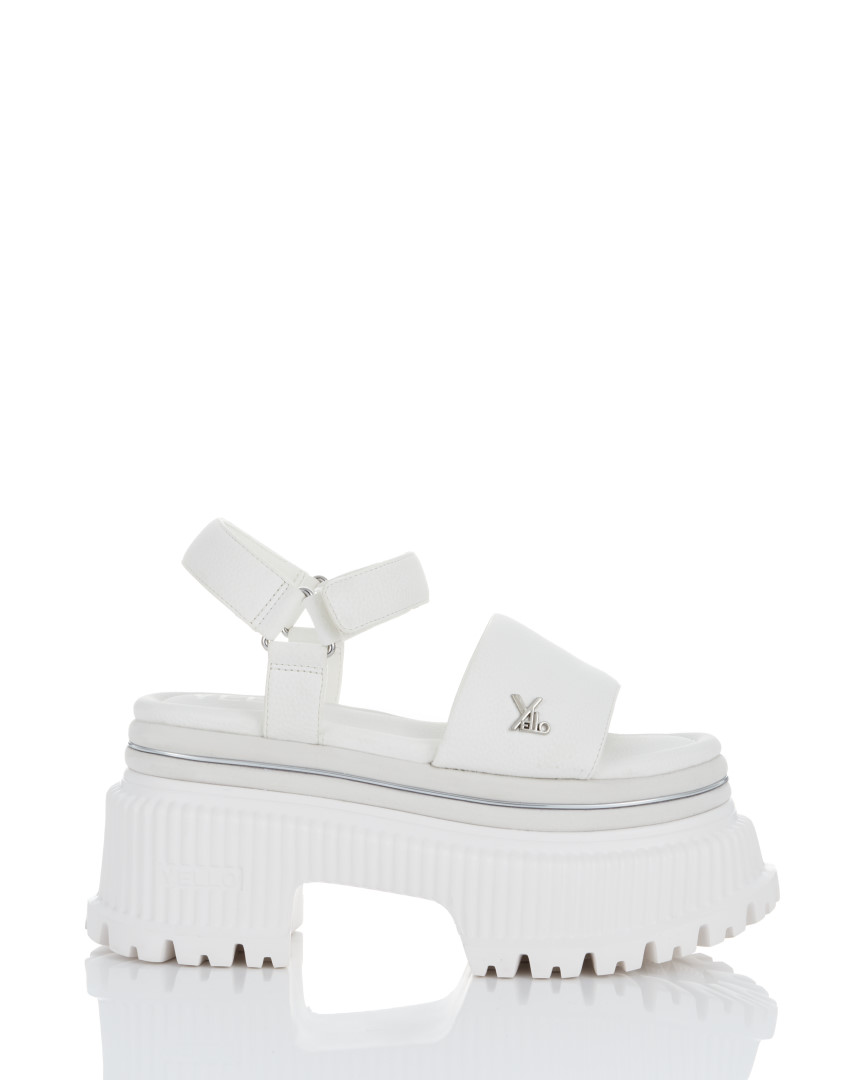 YELLO / BLEACH PLATFORM SANDALS