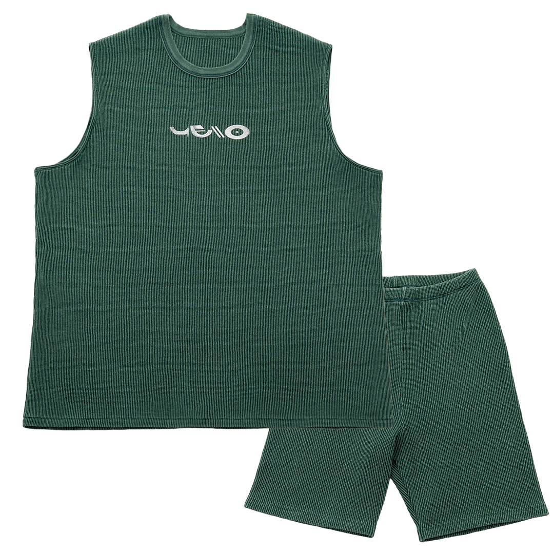 PALM TANK TOP AND PANTS SET