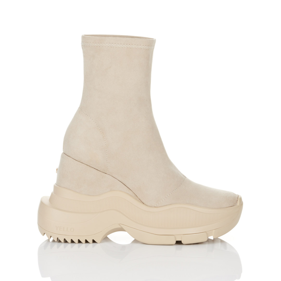 YELLO / SOY DOUBLE SNEAKER SHORT BOOTS