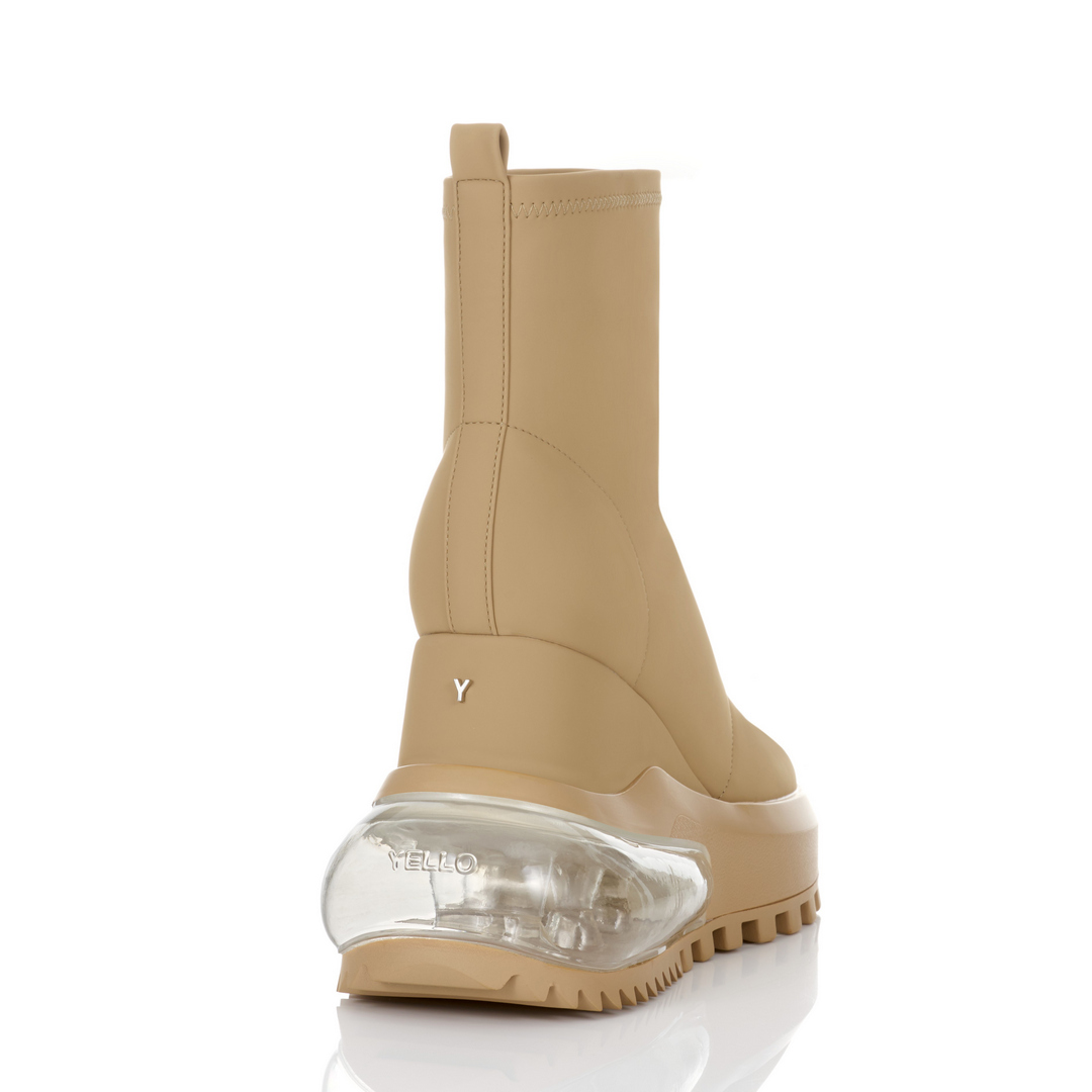 YELLO / SLEEK DOUBLE SNEAKER SHORT BOOTS