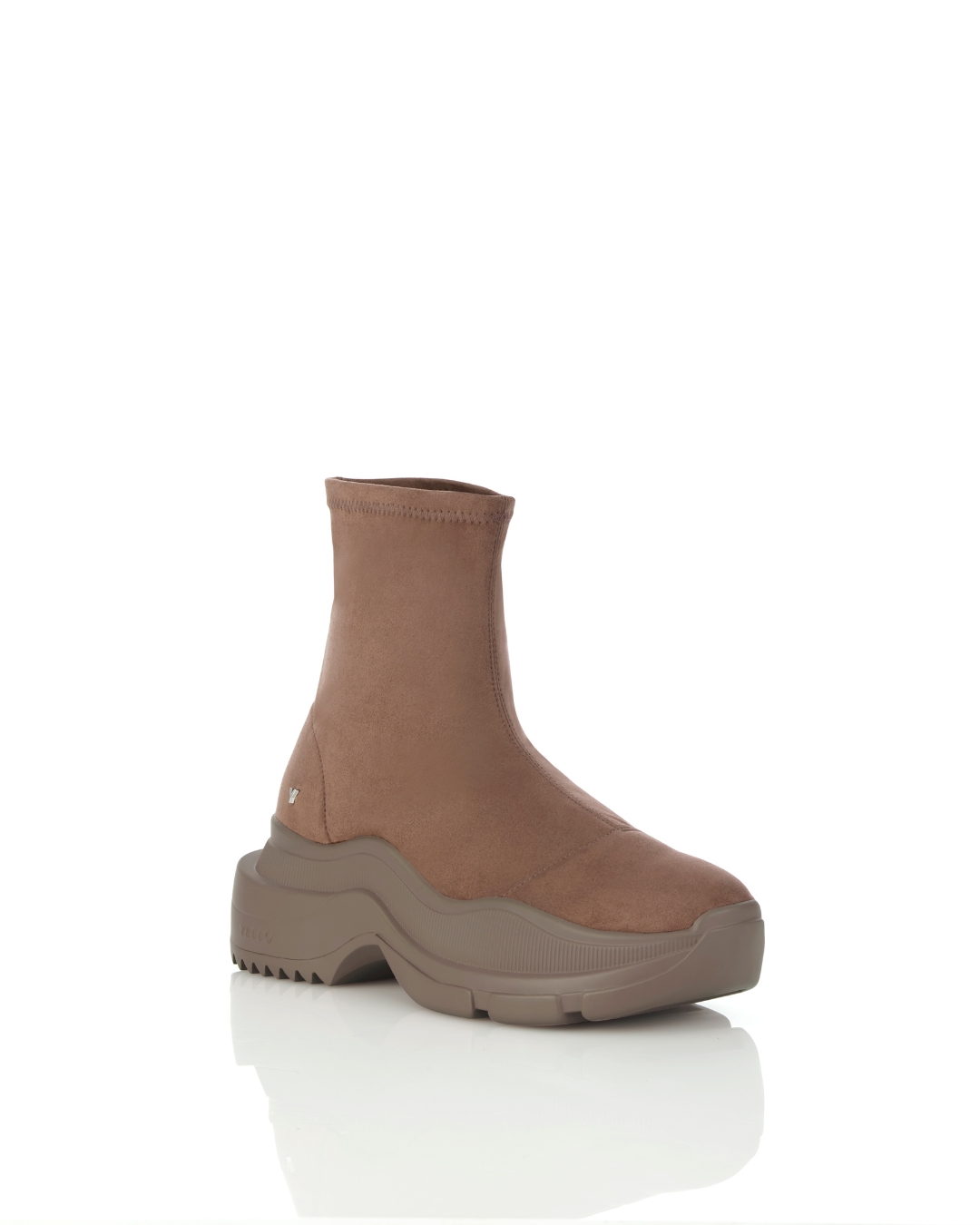 YELLO / CIOCCOLATA SINGLE SNEAKER SHORT BOOTS