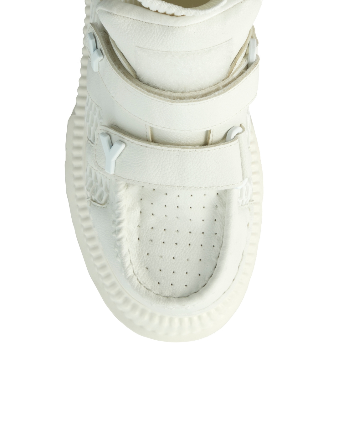 YELLO / WEISS PLATFORM SHORT BOOTS