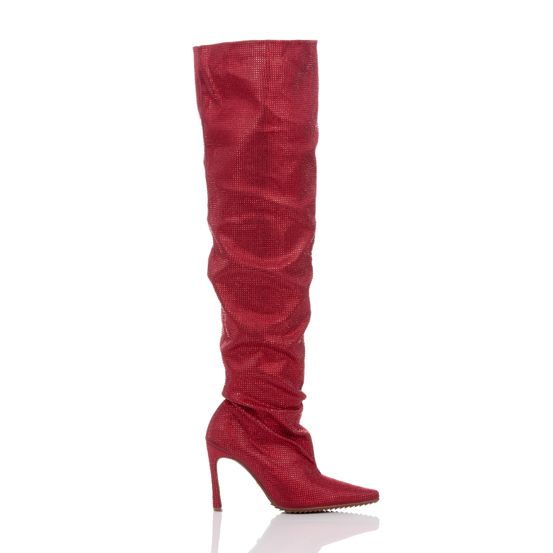 YELLO / ROSE ROUGE LONG BOOTS