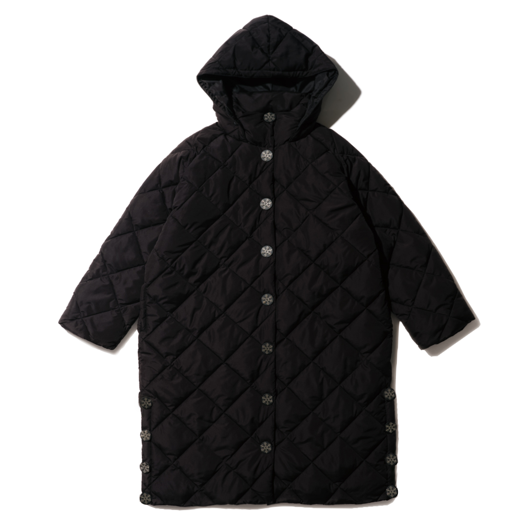 YELLO / WINTER BLACK PUFFER COAT