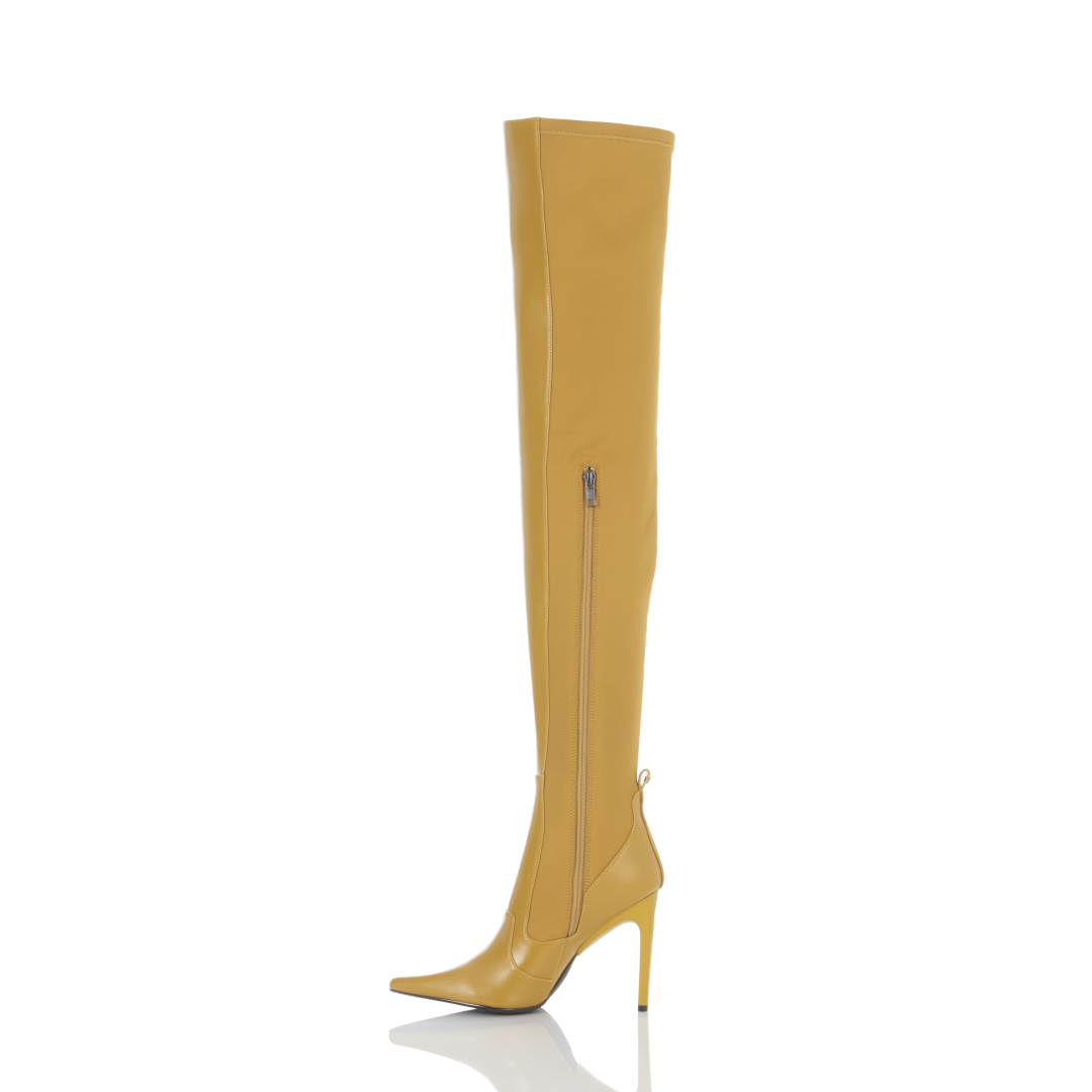 新品！yello イエロー ICONIC LONG BOOTS ロングブーツ-